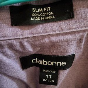 Mens Lilac Plum Dress Shirt